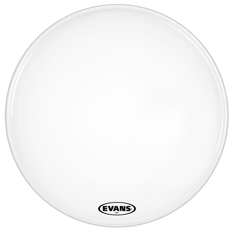 Evans BD24MX1W MX124 Inch White Bass Drum Head